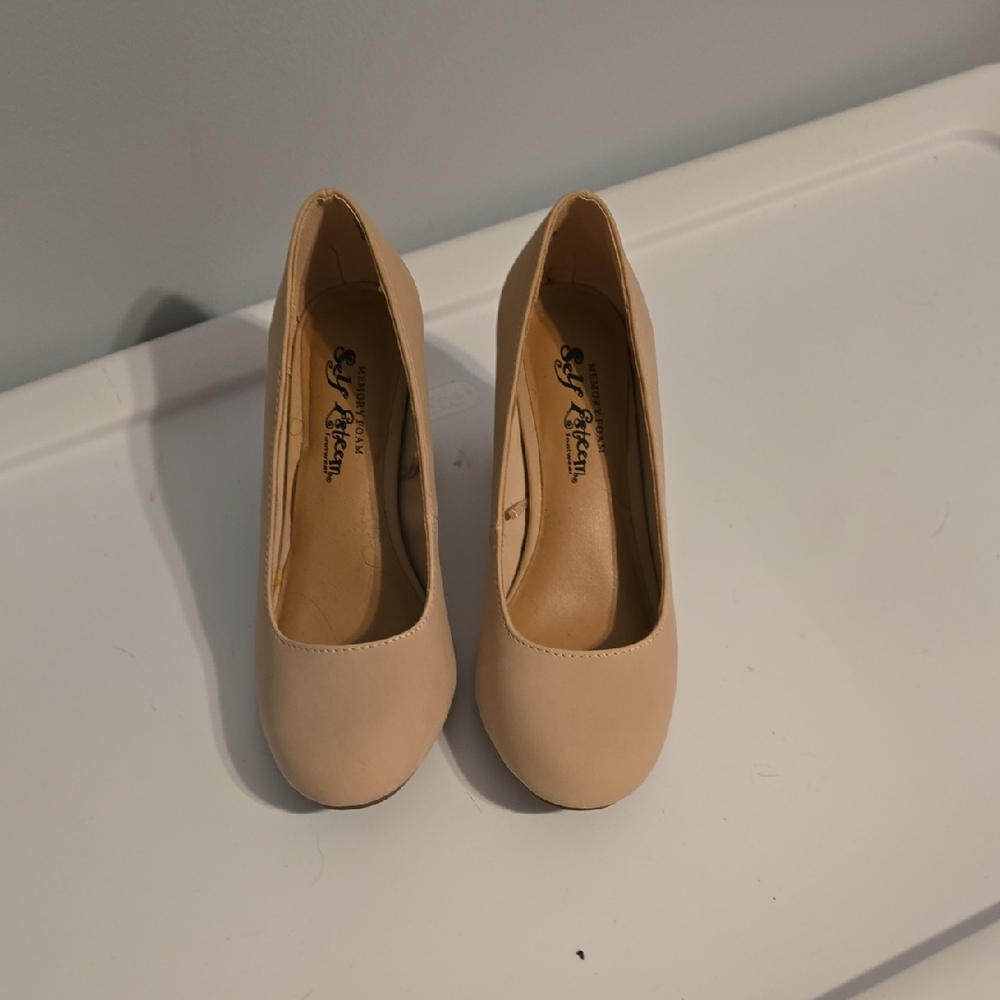 Self Esteem Nude Heels